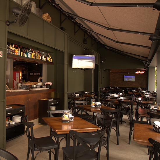 Espaço Interno para mesas